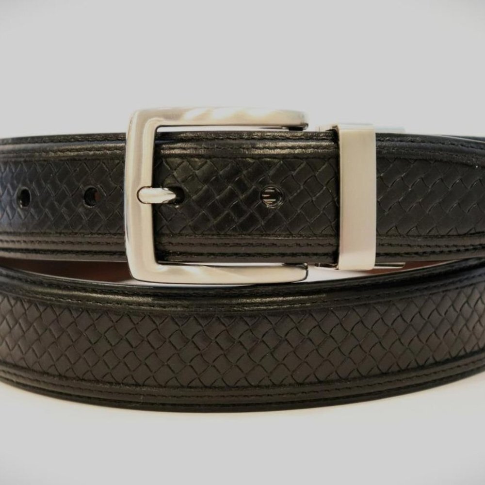 Tommy Bahama Men's Reversible Leather Belt Size S (Waist 30"-32") NWT MSR $68